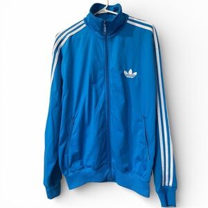 Vintage Adidas Originals Adicolor Classics Firebird Track Jacket in Blue Size XL